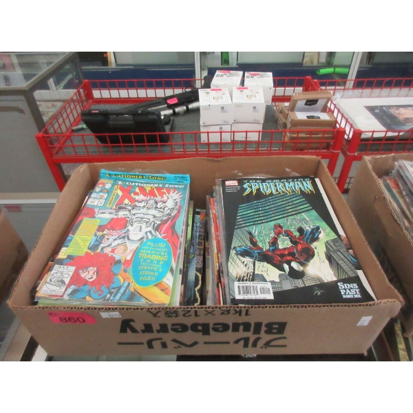 Box of 80 Assorted Comic Books - Preowned