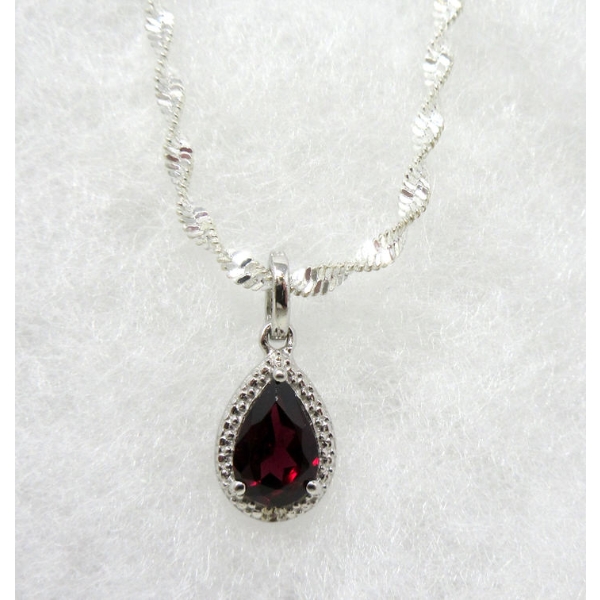 New Garnet & Diamond Necklace