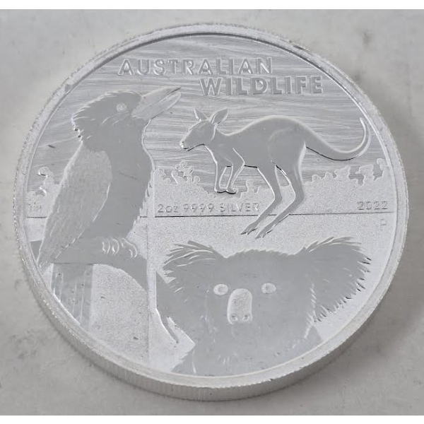 2 Oz .9999 Silver 2022 Australian Wildlife Coin 