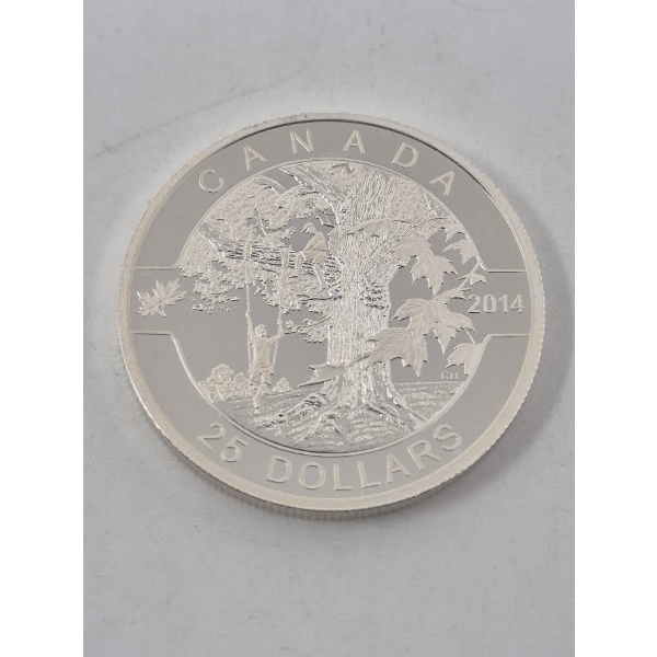 1 Oz .9999 Silver 2014 Canada Coin 