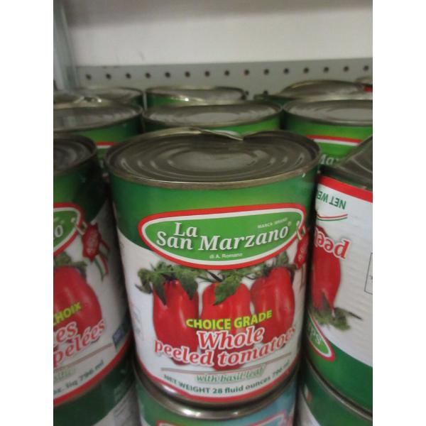 20 x 796 ml Cans of Whole Peeled Tomatoes - Dented Tins