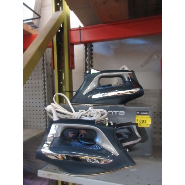 3 Rowenta Accessteam Irons -1 In Box