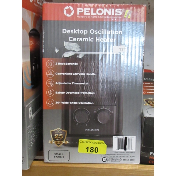 Pelonis Oscillation Desktop Ceramic Heater