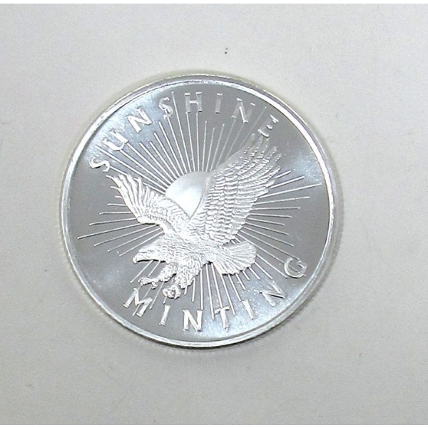 1/2 Oz .999 Silver Sunshine Minting Round  