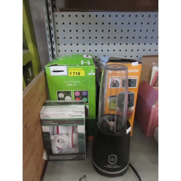 4 Piece Lot of Household Goods