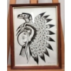 Image 1 : Original Al Eaglechild Pencil Drawing -"Spirit Eagle"
