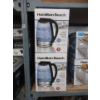 Image 1 : 2 Hamilton Beach 1.7 L Glass Electric Kettles 