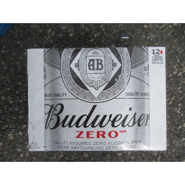 5 Cases of Budweiser Zero Non-Alcohol Beer
