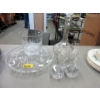 Image 1 : 7 Pieces of Crystal Table Ware - Majority is Pinwheel