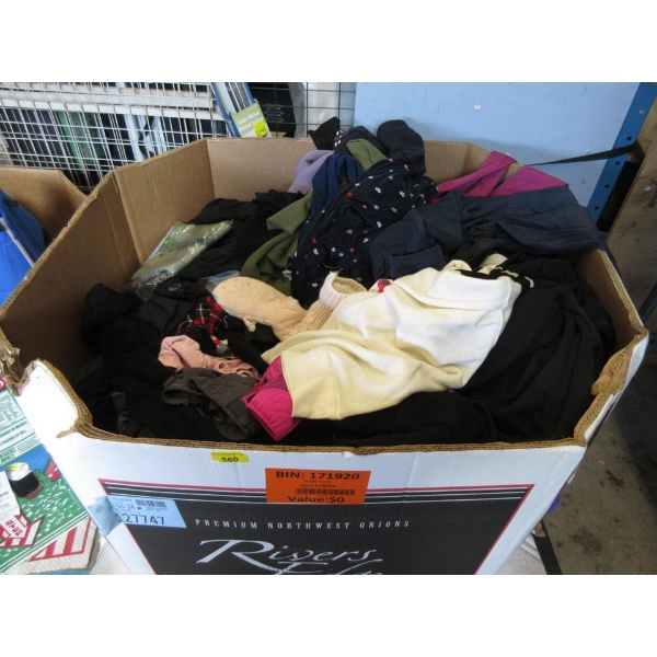 Skid of Overstock & Customer Return Clothing 