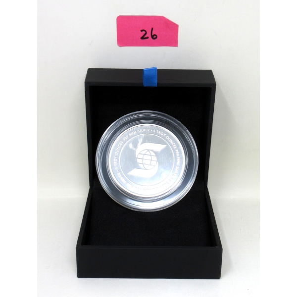5 Oz .999 Silver Scotiabank Investor Round 