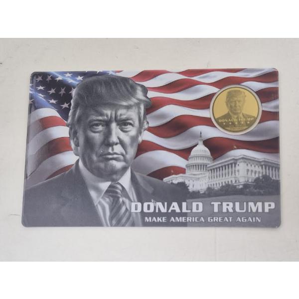 1/1000 Oz .999 Fine Gold Donald Trump Coin