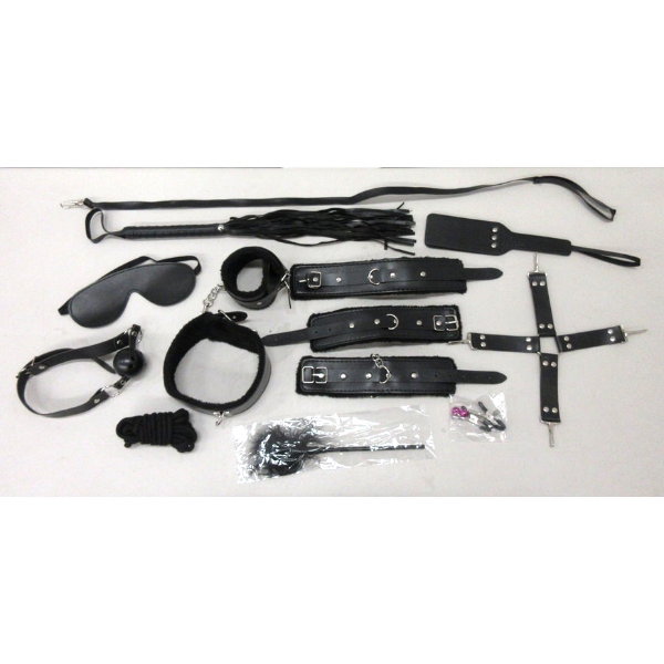 6  New Bondage Sets - Black