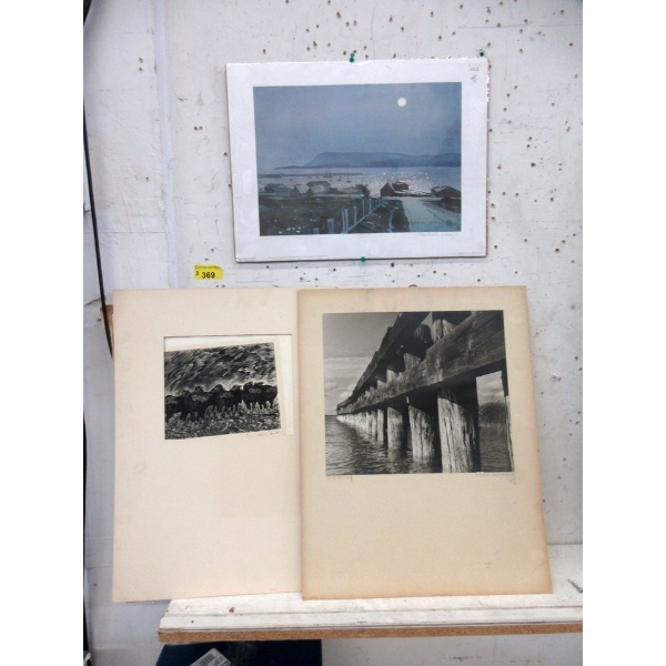 Etching, Framed Print & Vintage Photograph