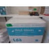 Image 1 : Case of Powder-Free Vinyl Gloves - Large