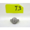 Image 1 : New 1 CTW Diamond Sterling Silver Cocktail Ring
