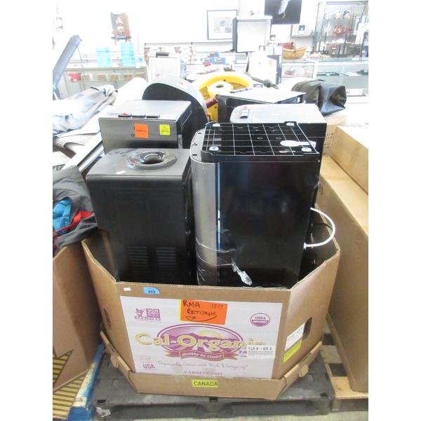 Skid of Assorted Customer Return Water Coolers - As Is