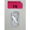 Image 1 : 1 Oz .9999 Silver Canadian PMX Bar 