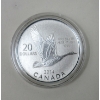 Image 2 : 7.96 Gram .9999 Silver 2014 Canada Goose $20 Coin 
