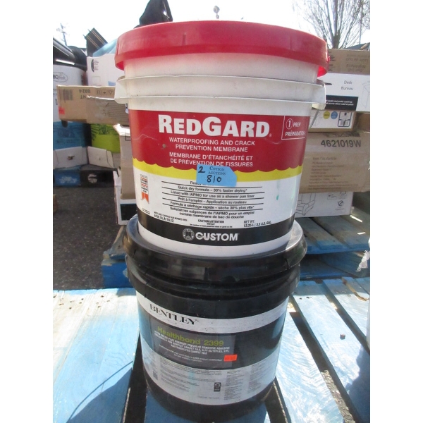 2 x 13.25 L Pails of Flooring Membrane & Adhesive