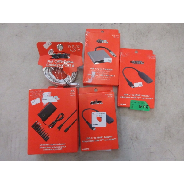5 Piece Lot of Assorted Electronics Adaptors
