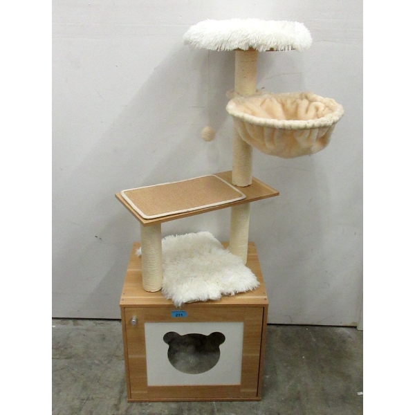 Vesper Style Cat Tree with Lounge Box Base