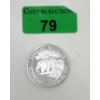 Image 1 : 1 Oz .999 Silver 2013 Wildlife African Elephant Coin 