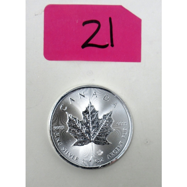 EARLY RELEASE First Mint 1 Oz .9999 Silver 2025 Maple Leaf Coin 