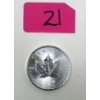 Image 1 : EARLY RELEASE First Mint 1 Oz .9999 Silver 2025 Maple Leaf Coin 