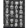 Image 1 : 24 New Metal Biker Style Rings - Assorted Sizes