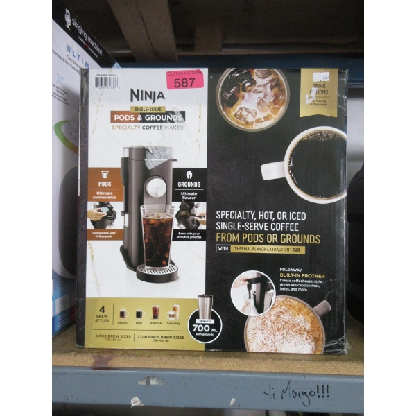 Ninja Single Serve "Grounds & Pods" Coffee Maker