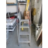 Image 1 : 4 Step Rolling Warehouse Safety Ladder