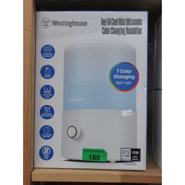 Westinghouse Top Fill Cool Mist Ultrasonic Humidifier