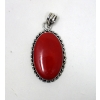 Image 3 : 2 Large .925 Silver Gemstone Pendants