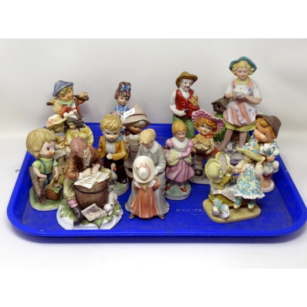 14 Vintage Collectible Figurines - Variety of Makers