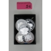 Image 1 : 5 x 1 Oz .9999 Silver African Wildlife Elephant Coins