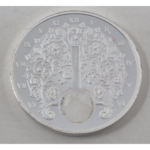 1 Oz .9999 Silver 2025 Sundial $20 Coin 