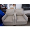 Image 1 : Pair of Fabric Upholstered Side Chairs