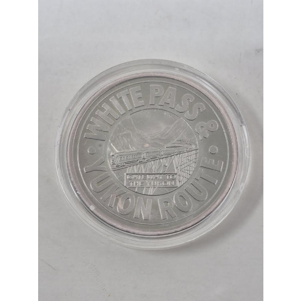 1 Oz .999 Silver 1992 White Pass & Yukon Route Round 