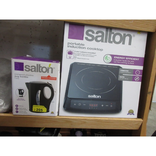 Salton 1 L Kettle & Portable Induction Cooktop