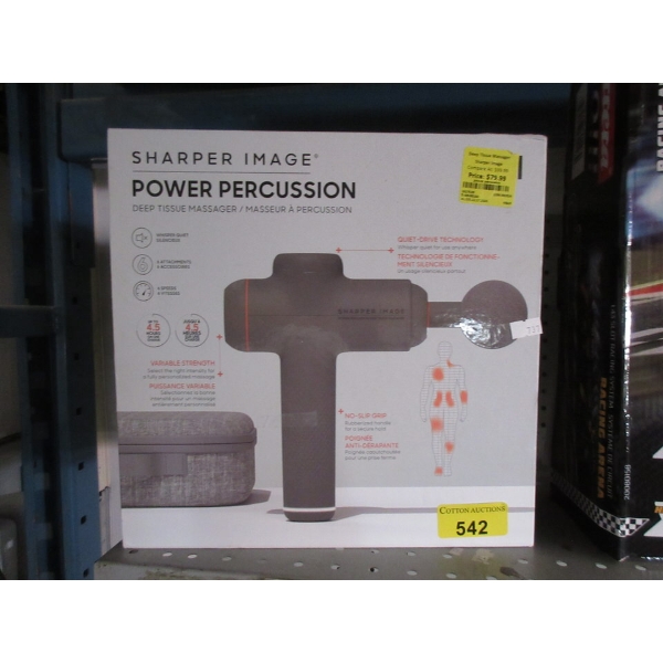Sharper Image Power Percussion Massager 