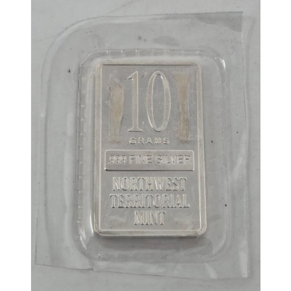 3 x 10 Gram .999 Silver NWTM Bars