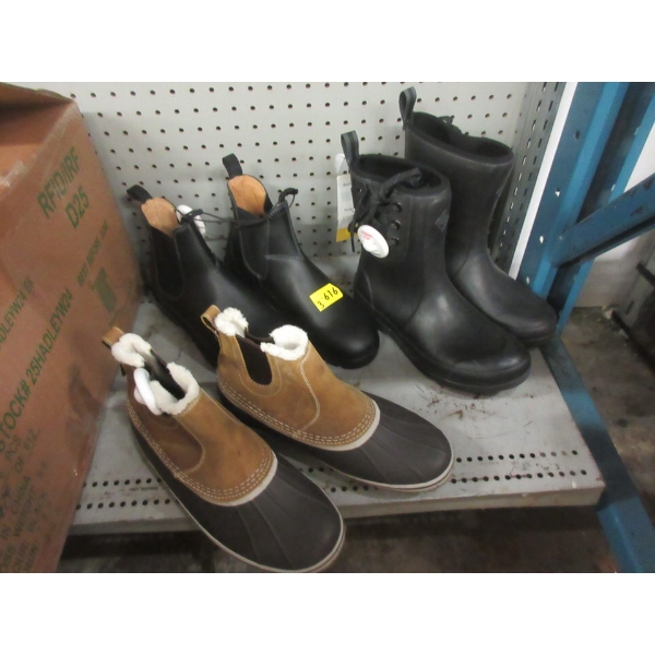 3 Assorted Pairs of Men's & Women's Boots