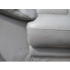 Image 3 : Grey David Divani Italian Leather 3 Seat Sofa
