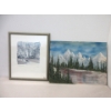 Image 1 : L. Donati Painting & Print of Paris Park 