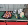 Image 1 : 23 Egg Shaped Collectibles & 4 Glass Paperweights