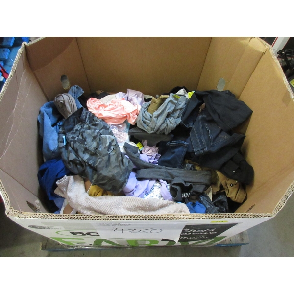 Skid of Overstock & Customer Return Clothing - As Is
