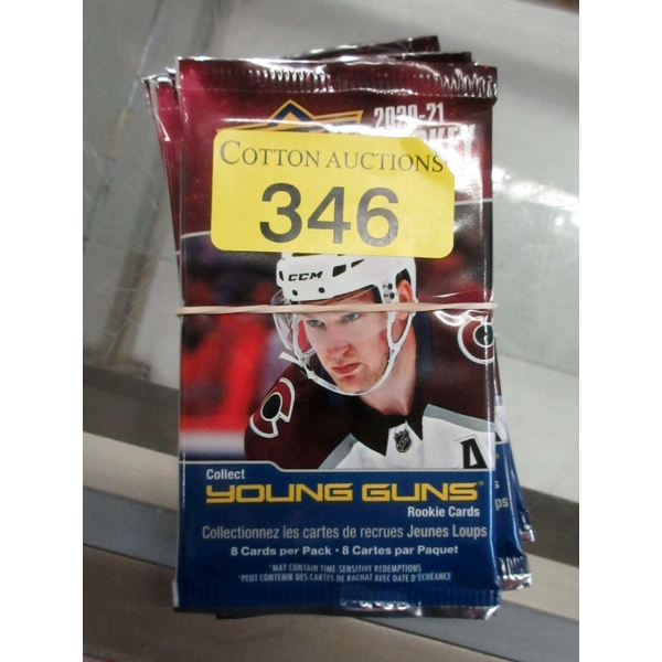 8 Packs of 2020-21 Young Guns Hockey Cards 