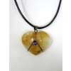 Image 3 : Polished Quartz Bracelet and Citrine & Amethyst Necklace 