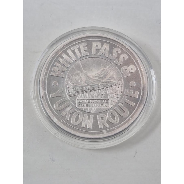 1 Oz .999 Silver 1992 White Pass & Yukon Route Round 